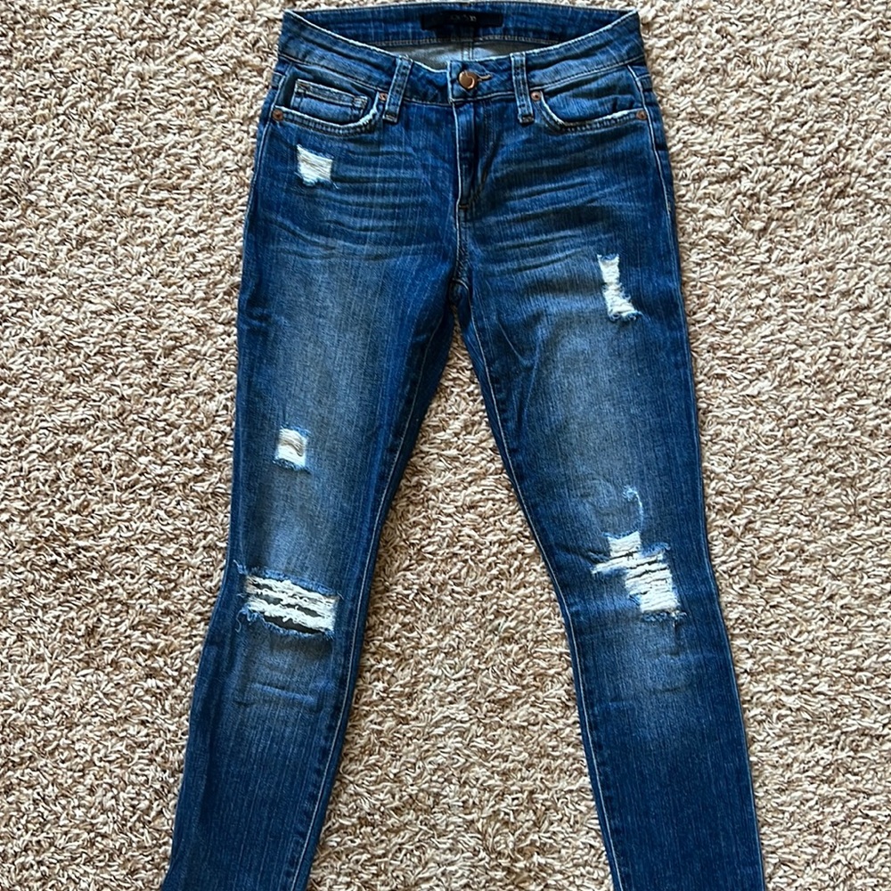 Joes Jeans Mid Rise Distressed